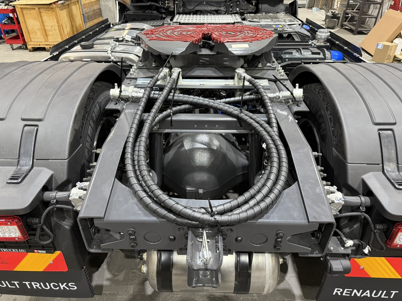 RENAULT with rotary feeder movingfloor